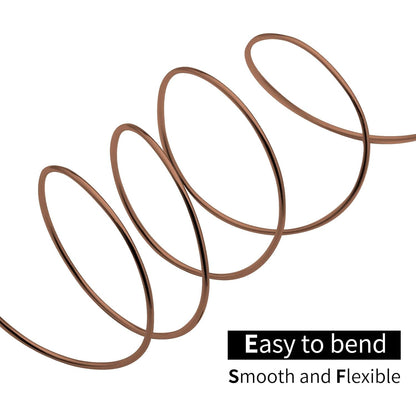Bronze-1.0mm/18gauge -Anodized Aluminum Bonsai Training Wire 250g Large Roll,Many Size to Choose,KSVZS Bendable Metal Wire for Crafts,Sculpting,Armature and Daily Use,Necessities for Family