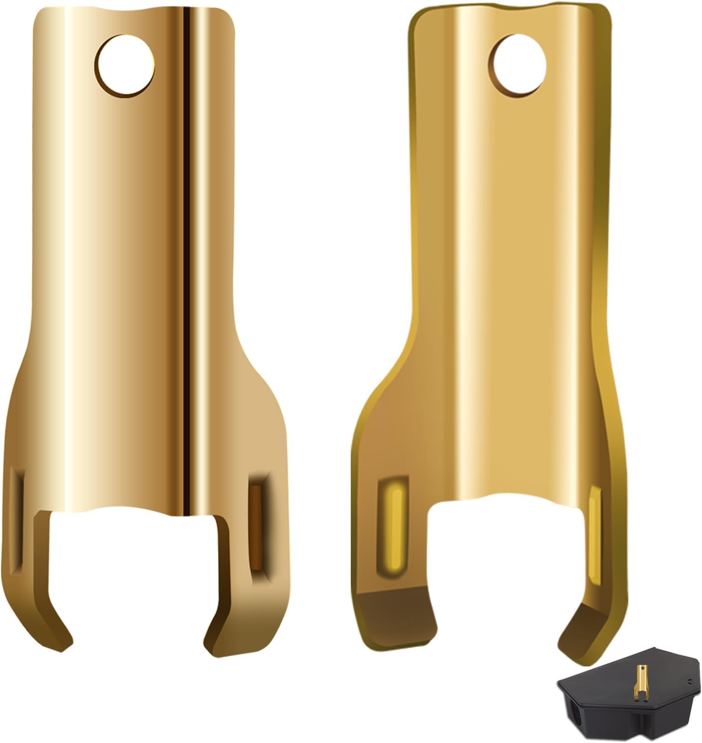 2 Pcs Metal Mouse Station Key Replacement, Fit for Bell Labs Protecta RTU, LP, Sidekick, Sidewinder, Mouse Ba it Stations & Protecta Monitors, in Home & Commercial Environment