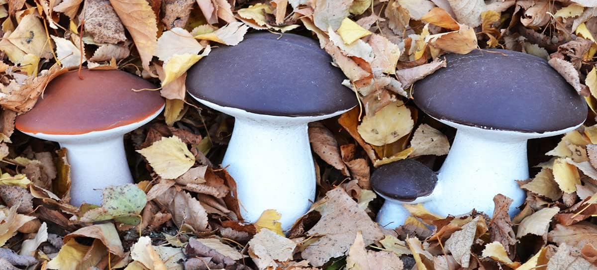 SvitMolds Concrete Mold DIY 3D Mushrooms Statue Decor Garden Decoration Home Decor, Yard, Fairy Garden - Lawn Ornament Ornament
