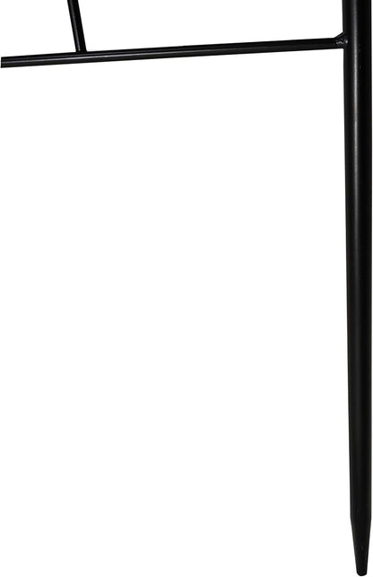 OUTOUR Larger Garden Trellis Plant Support Wire Lattice Grid Panel Stake Fence, 70"x20", for Climbing Plants, Potted Vines Vegetables Vining Flowers Ivy Roses Clematis, Lawn Backyard Patio, Black
