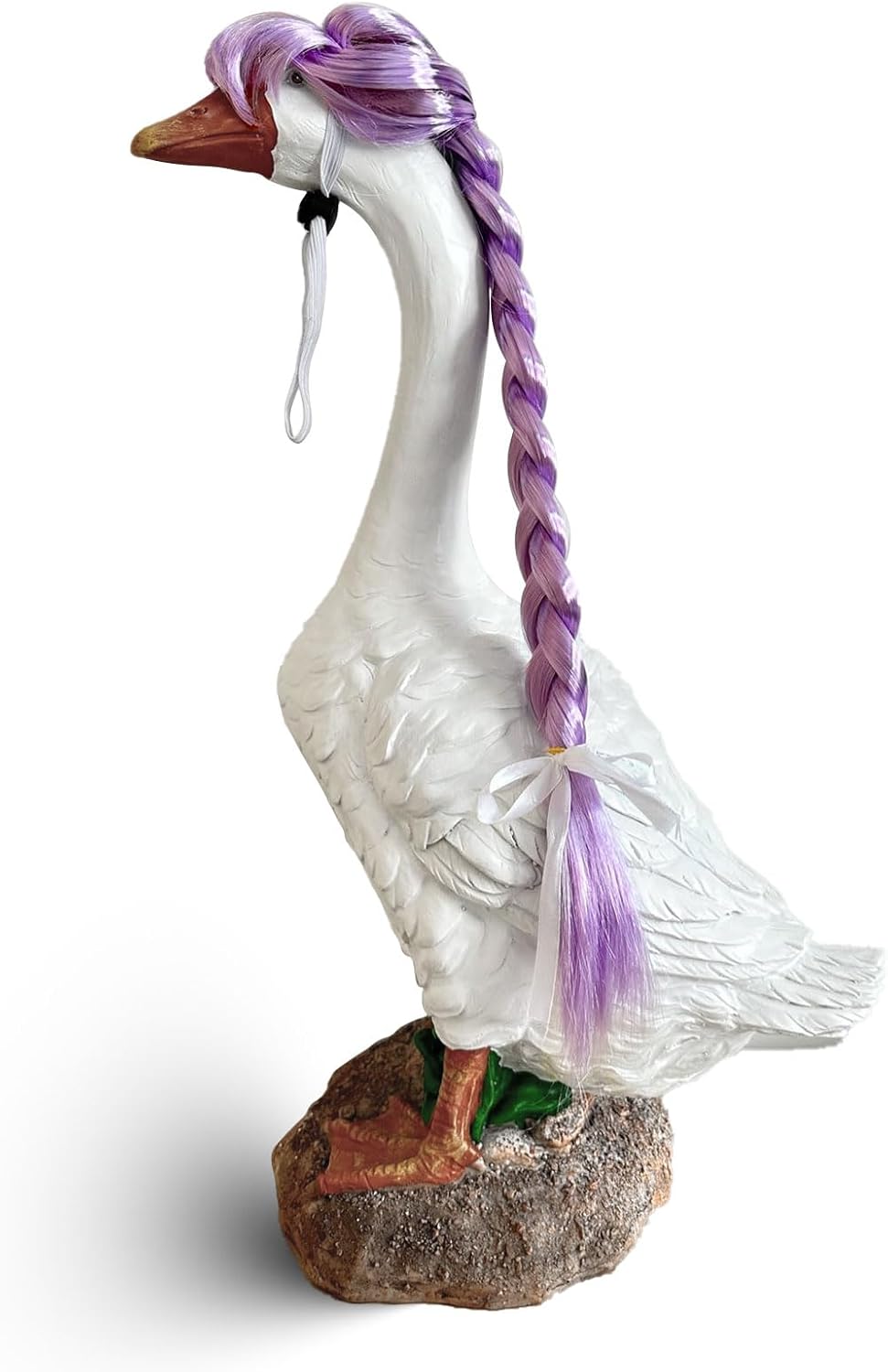 Porch Goose Wigs, Porch Goose Outfits Lawn Goose Statue Accessories for Outdoor Garden Patio Yard Goosey Decor （Style 9）