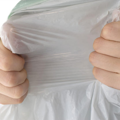 TYPLASTICS 300 Count 13 Gallon Tall Kitchen Drawstring Trash Bags, GRS Compliant, Eco-Friendly Recycled Material
