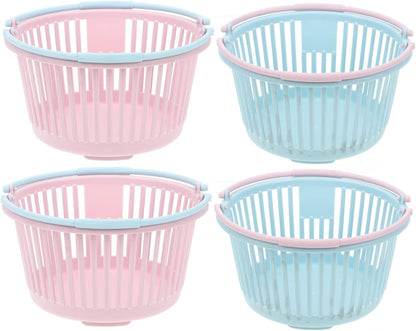 4pcs Portable Fruit Picking Baskets Ergonomic Handle Containers for Collecting Berries Cherries and More Multi-functional Storage Baskets for Kitchen Outdoor Use