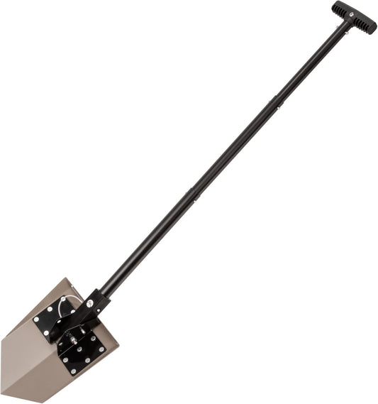 DMOS Delta Shovel - Collapsible Heavy-Duty Steel Folding Shovel for Camping, Overlanding, Survival, Military, Hunting, & Off-Road Use - Flat Dark Earth - Regular