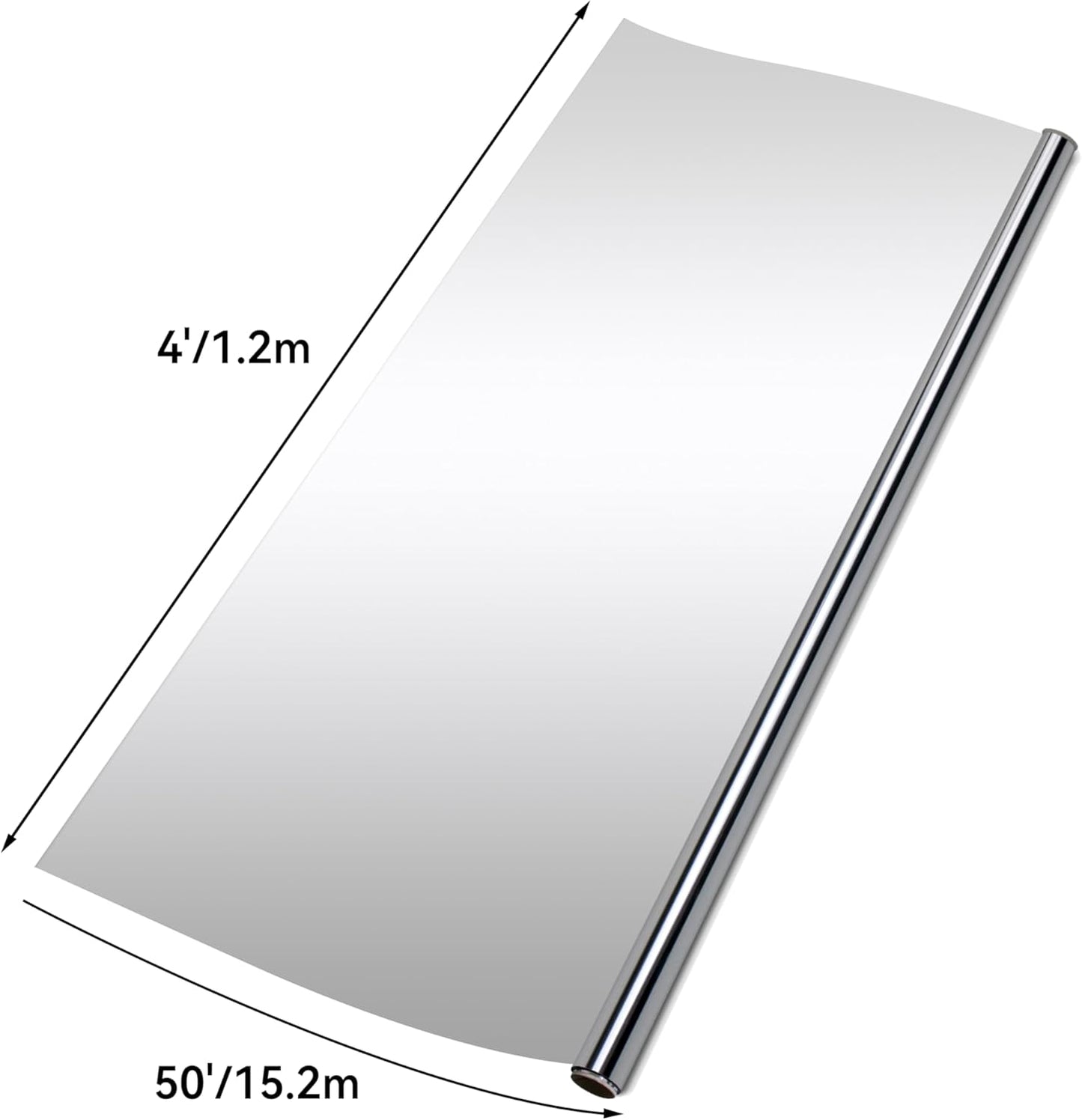TEXALAN(R) Horticulture Highly Reflective Mylar Film Roll for Grow Room 2 Mil (4X50FT)