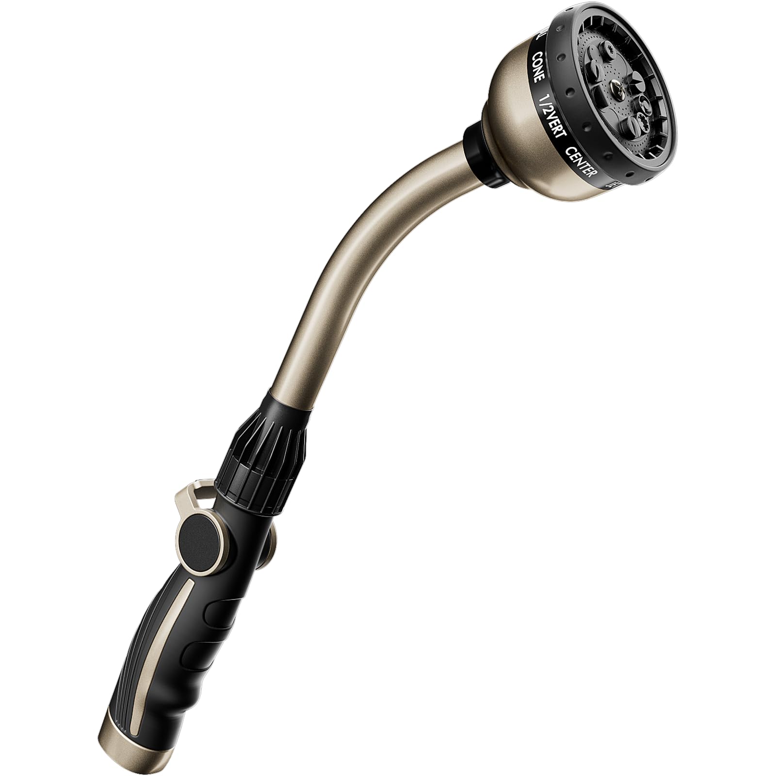 RESTMO Watering Wand Heavy Duty, 15-Inch Long Hose Nozzle Sprayer