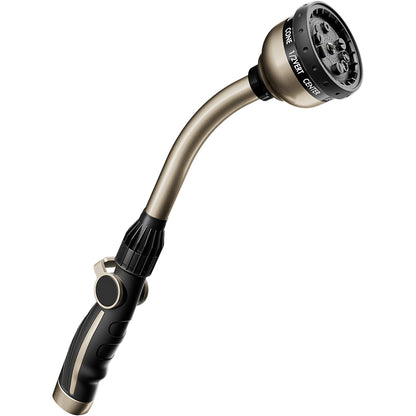 RESTMO Watering Wand Heavy Duty, 15-Inch Long Hose Nozzle Sprayer