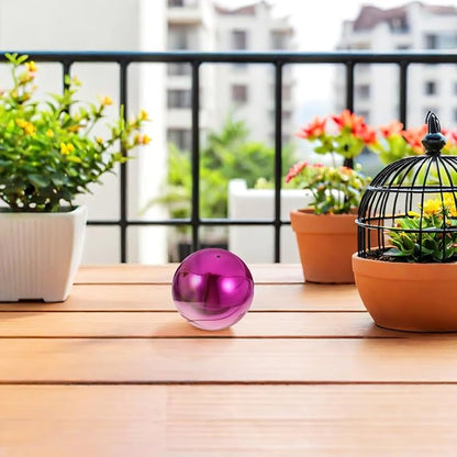 Gazing Globe Mirror Ball 4.72 Inch, Set of 2 – Perfect for Garden Decorations, Outdoor Spaces, and Unique Home Décor