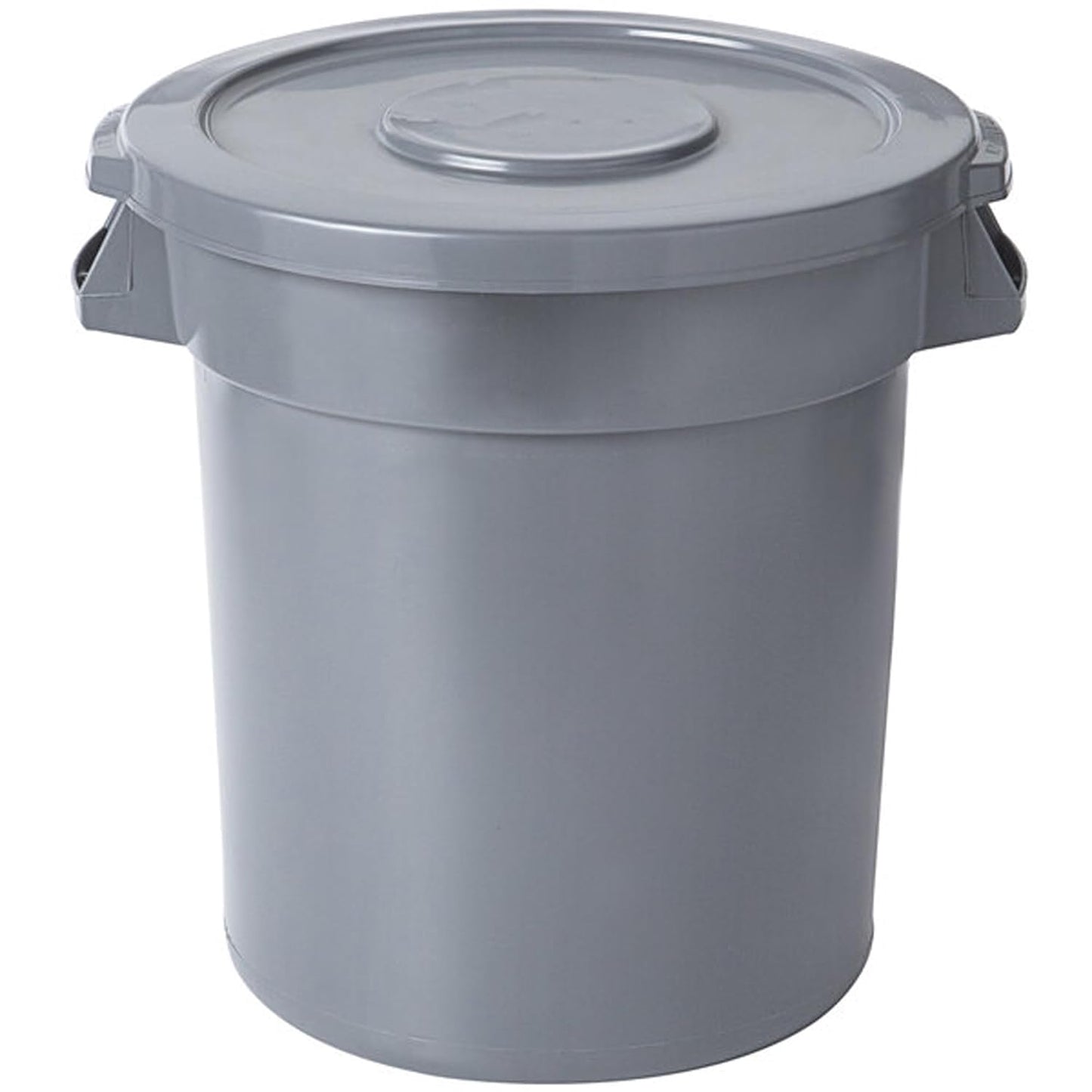 PRO&Family Trash can with Lid (Gray, 20 Gallon)