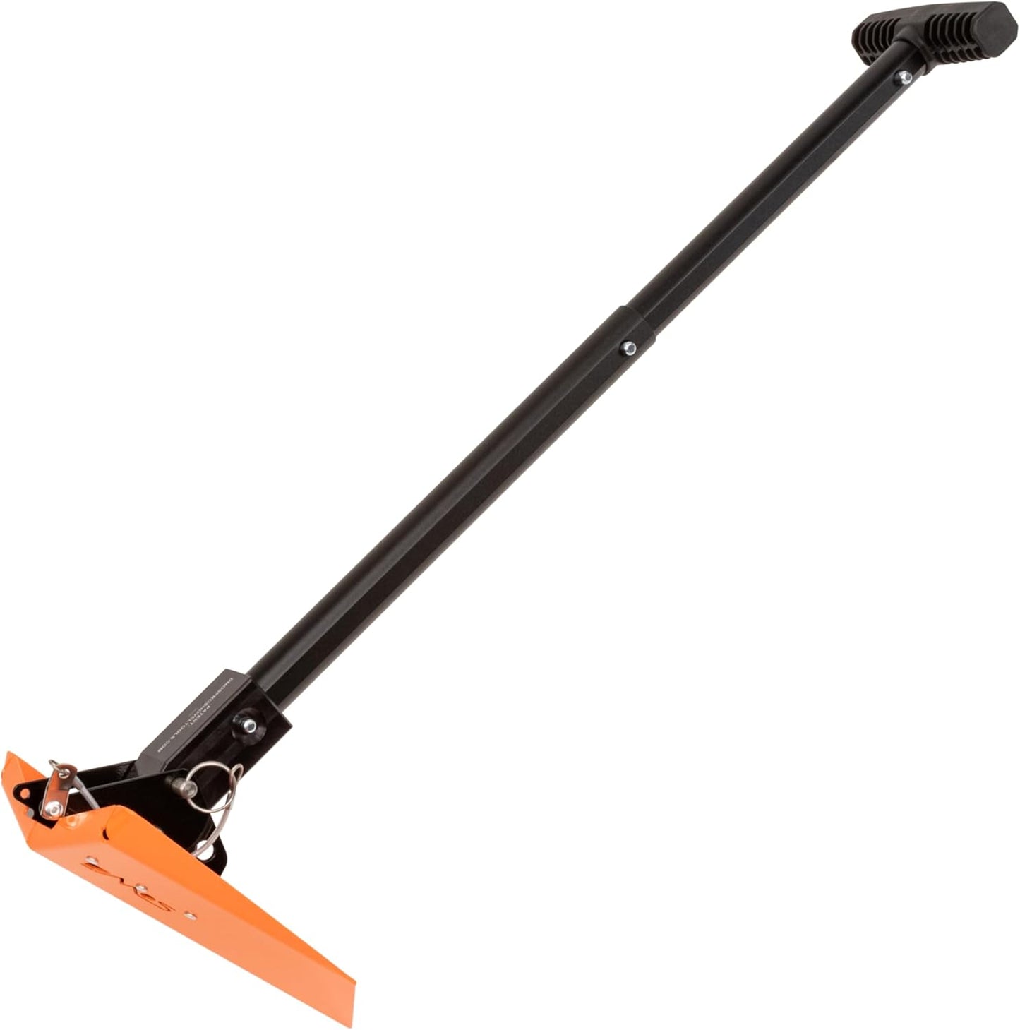 DMOS Delta Shovel - Collapsible Heavy-Duty Steel Folding Shovel for Camping, Overlanding, Survival, Military, Hunting, & Off-Road Use - Signal Orange - Compact