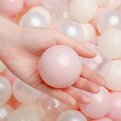 TRENDPLAY Plastic Balls for Ball Pits 2.2 Inch, Pack of 50 100 200 500 Hollow Balls, Perfect for