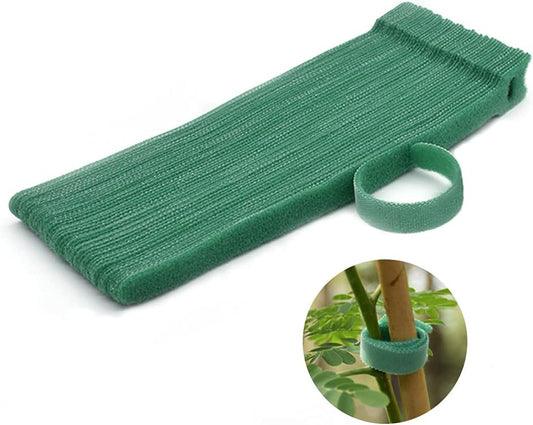 Hook＆Loop Garden Plant Cable Ties, Adjustable Garden Nylon Ties for Supporting Plant and Vines