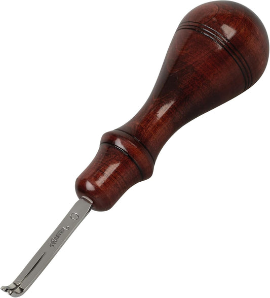 Weaver Leather Supply Leather Edger, Edge Beveler with Angled Tip for Refined Finish, Beveling Tools for Belts, Straps, and DIY Projects