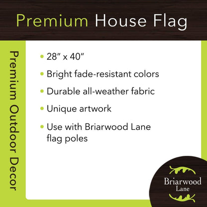 Toes In The Sand Summer Burlap House Flag Flip Flops 28" x 40" Briarwood Lane