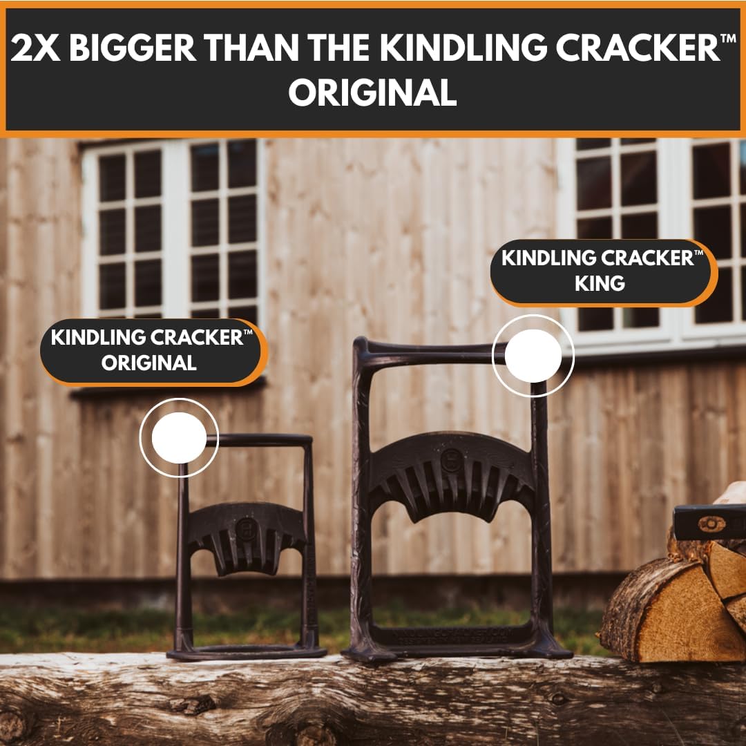 Kindling Cracker XL Kindling Cracker King Firewood Splitter - Kindling Splitter Wood Splitter Wood Splitting Wedge Manual Log Splitter Wedge