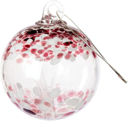 Dale Tiffany Hand Blown Glass, 8" Diameter Enchanted, Tree of Life Collection, Witch Globe Hanging Garden Indoor/Outdoor Decorative Ornament Gazing Ball
