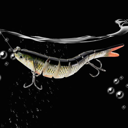 Fishing Lures for Bass Trout Topwater Multi Jointed Swimbaits Slow Sinking Bionic Swimming Lures Bass Freshwater Saltwater Bass Lifelike Fishing Lures Kit