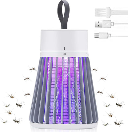 Mosquito Killer Lamp,Portable UV Bug Zapper Insect Trap for Indoor/Outdoor,USB-Powered with Grid for Camping,Patio,Home