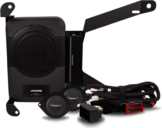 Alpine Electronics PSS-23WRA Powered Sound System Upgrade for 2018-Up 4-Door Jeep Wrangler JL