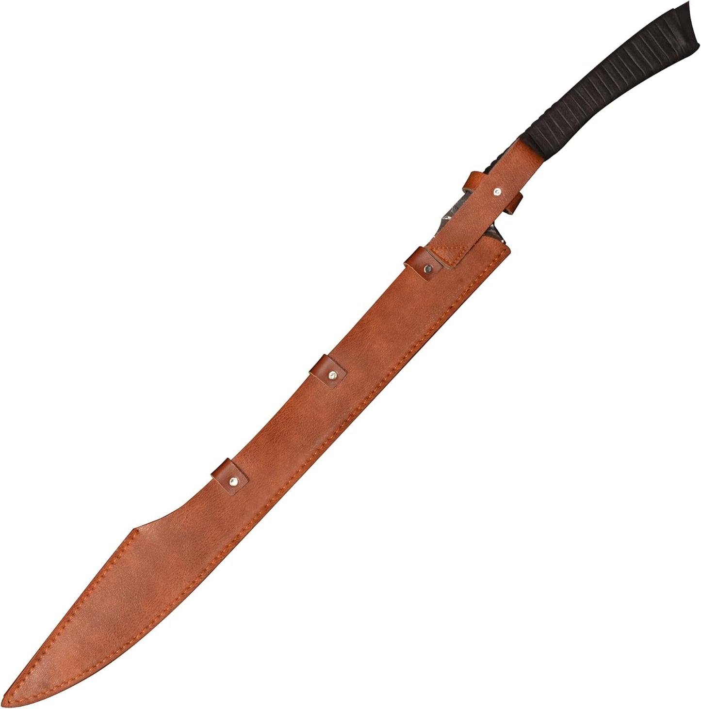 SV Handmade cast Manganese Steel Chopping Blade Sword, Full Tang, Outdoor, Hunting, Camping, Hiking, Survival, with Protective Cover, Multiple Styles to Choose from