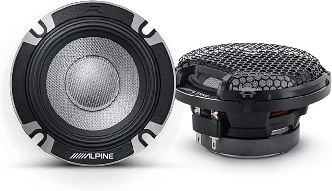 Alpine R2-S653 High-Resolution 3-Way Speaker Set/Pro Series with RKFR65 3-Piece Foam Fast Ring
