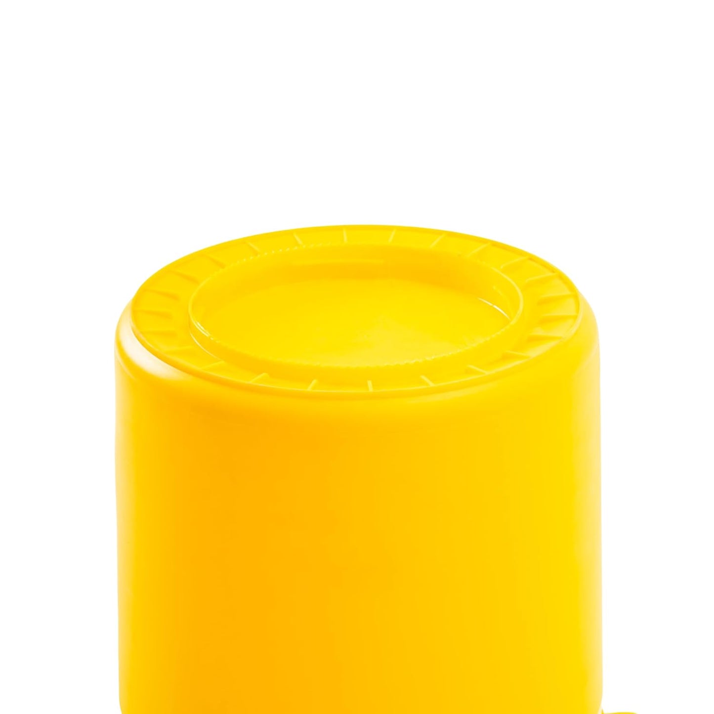20 Gallon Trash Can With Lid Round Ingredient Storage Containers Recycling Bin Kitchen Garbage Can Office Garbage Can Trash Barrel Plastic Barrel Yard Waste Bin Outdoor Trashcan (2, Yellow)