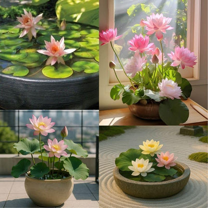 300pcs Lotus Seeds for Planting - 15 Unique Varieties Bonsai Bowl Lotus Seeds, Includes Detailed Planting Guide, Perfect for Ponds, Water Gardens & Gifts, High Germination, Easy to Grow