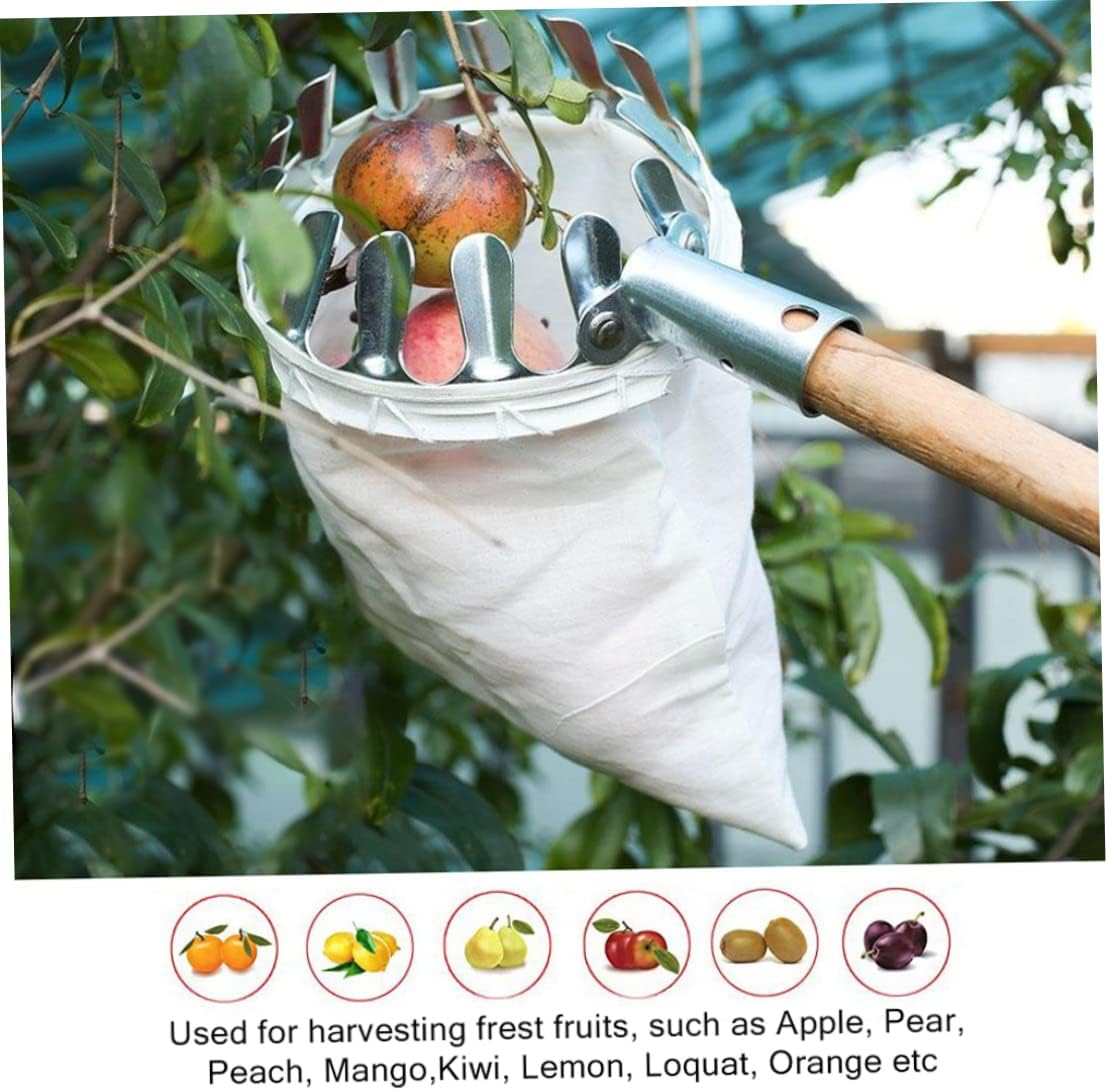 Fruit Picker Head Basket Fruit Picking Tools Fruits Catcher Metal Fruit Picker Agricultural Garden Hardware Tools, Gardening