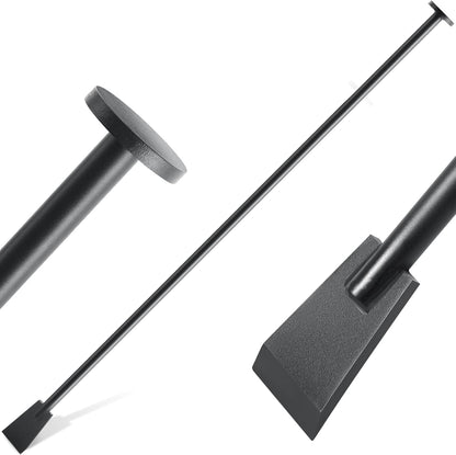69 Inch Tamping and Digging Bar Steel Bars Post Hole Digger Tamping Bar (Black)