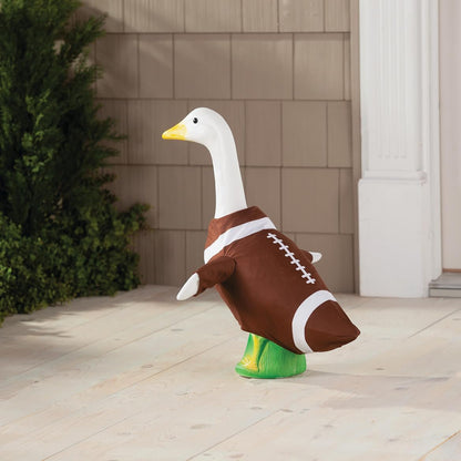 Fox Valley Traders Gaggleville Football Goose Outfit, Fits Large 23" H Statue