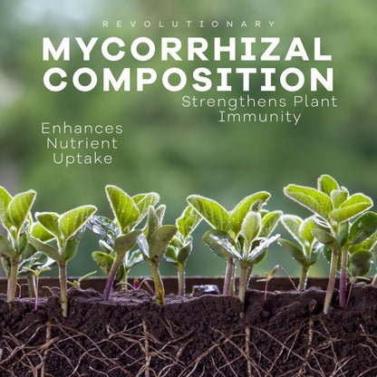 DYNOMYCO Granular Mycorrhizal Fungi Inoculant, 200g / 7oz – Boosts Root Growth, Yields & Nutrient Uptake – 900 Propagules/g, Concentrated Granules, & OMRI Listed – Biofertilizer for Plant Growth