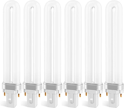 9W Bulbs 21050 Replacement Compatible with DynaTrap Models DT3009, DT3019 and DT3039, U Shape Replacement Bulbs Light (6Pack)