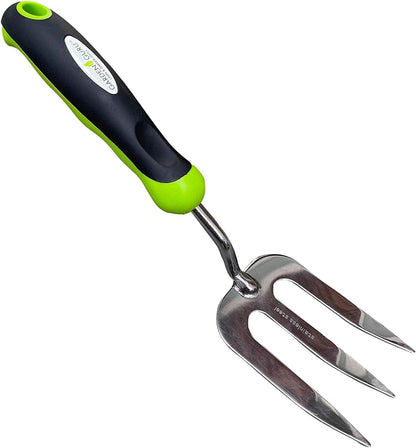 Garden Guru Stainless Steel Hand Weeder Fork Tool – Rust Resistant Stainless Steel – Ergonomic Handle – Great for Planting, Spreading Mulch, Weeding, Loosening & Transplanting Soil - 1 Case (50 Pcs)