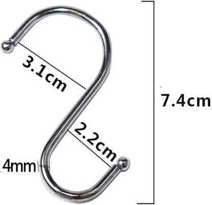Grow Light Rope Hanger 2Pairs， Adjustable Rope Ratchet Hangers 150 Lbs per Pair with Stainless Steel 2.5" S Hook
