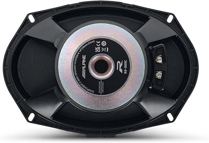 Alpine R2-S69C High-Resolution 2-Way Speaker Set / 6x9 with RKFR69 3-Piece Foam Ring Speaker