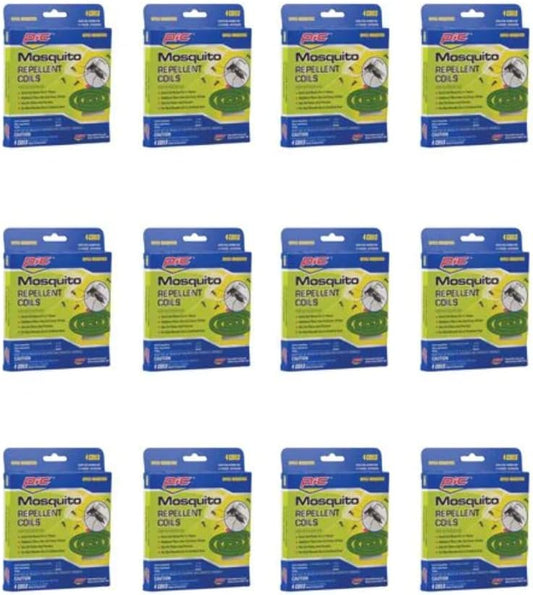 PIC C412 Mosquito Repellent Coils (12 Packs of 4)
