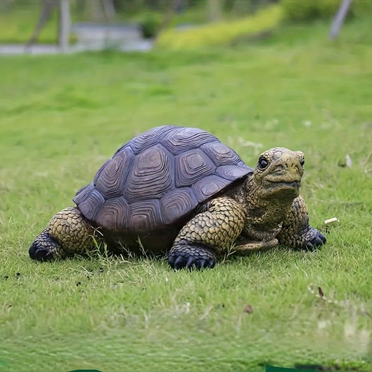 Garden Turtle Statue Decoration, Large Realistic Tortoise Figurine, Outdoor Lawn Ornament Garden Outdoor Courtyard, Lawn Landscape, Swimming Pool Decoration, Festival and Birthday Gifts