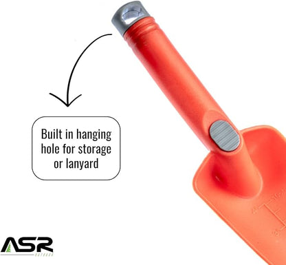 ASR Outdoor - Orange 11 inch Heavy Duty Nylon Hand Trowel