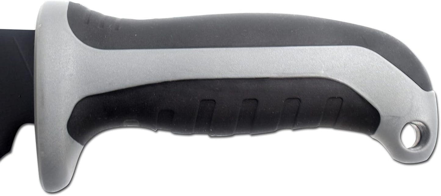 Snake Eye Machete with Heavy Duty Construction-Ergonomic Non-Slip Handle and Belt Sheath for Gardening, Land-Management, Bushcraft, Hunting and Outdoor