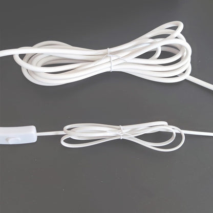 1000 pcs 10 inch White Cable Twist Ties Plastic Twist Ties with Rugged Metal Innercores Reusable Fastening Cable Cord Wire Ties