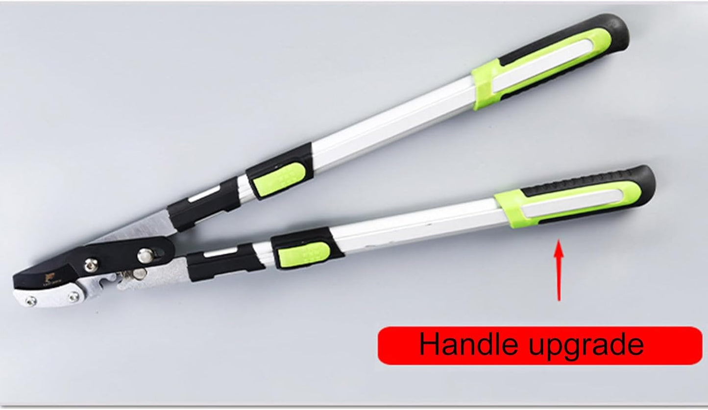 Lopper Extendable Branch Cutter 65Mn Loppers Shears with 5 Layers Handle Adjustment, 2 Inch Tree Trimmer Maximum Length 40.5" Hand Pruner