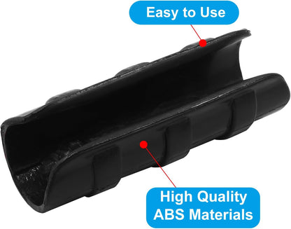 40 Pcs Greenhouse Tube Clips, 25mm/1" Greenhouse Clamps Clips for Greenhouse Film, Sunshade Nets, Frame Shelters, Row Covers, Gardening, Black