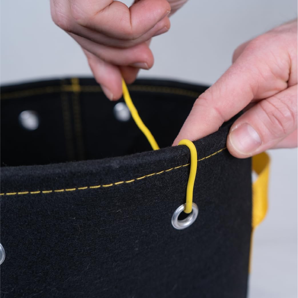 BudPots for Optimal Plant Growth | 7 Gallon Fabric Pots (26.5L) | 4-Pack | Metal Reinforced Rim - Sturdy & Never Collapses | Promotes Dense & Healthy Roots | Low Stress Training | Reusable