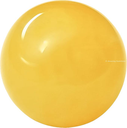Amazing Gemstone Yellow Aventurine Crystal Ball - 1 Inches Crystal Sphere Meditation Balls for Witchcraft and Decorative Balls - Crystals and Healing Stones Beginners Gift (Pack of 1)