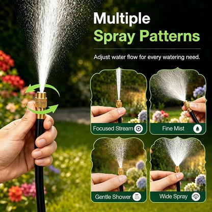 Pro-Series Drip Irrigation System, 100FT 1/4" Garden Watering System with 16pcs 360° Bendable