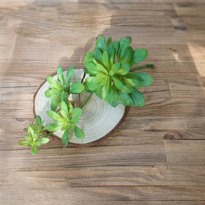2pcs Artificial Succulent Plants, Realistic Large Fake Succulents, Artificial Hanging Ornaments for Decor