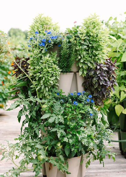 Greenstalk Patented Large 5 Tier Vertical Garden Planter with Patented Internal Watering System