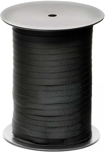 500 Ft Tree Straps for Staking, Tree Ties for Plant Support, 3/4" Inch Width Guying Material Webbing Garden Strap for Outdoor Tree Straightening, 1500 Lbs Strength (Olive Green) - 500 Feet