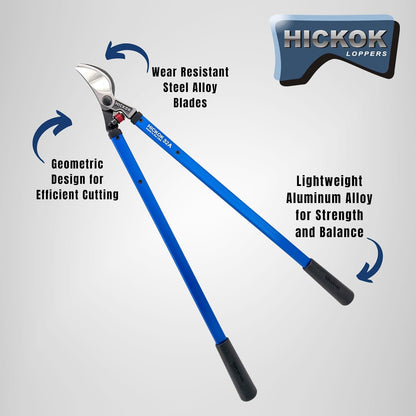 Heavy Duty Loppers for Tree Trimming – 32" Branch Cutter & Pruning Shears with Long Handle | Lightweight Aluminum Tree Trimmer | Professional-Grade Pruner Made in USA