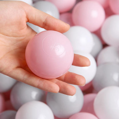 TRENDPLAY Plastic Balls for Ball Pits 2.2 Inch, Pack of 50 100 200 500 Hollow Balls, Perfect for Toddler Baby Pools,Party,Festival Decoration